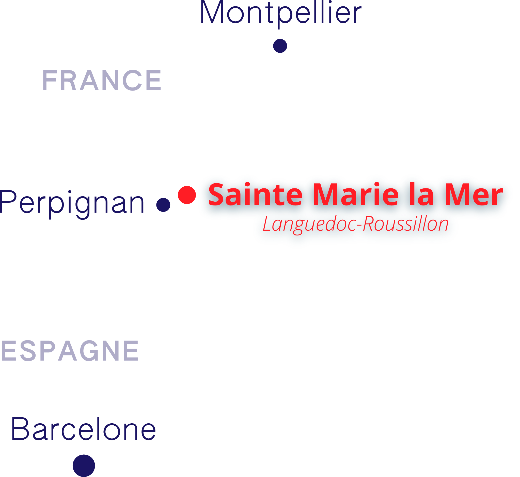 Map localisation sainte marie la mer